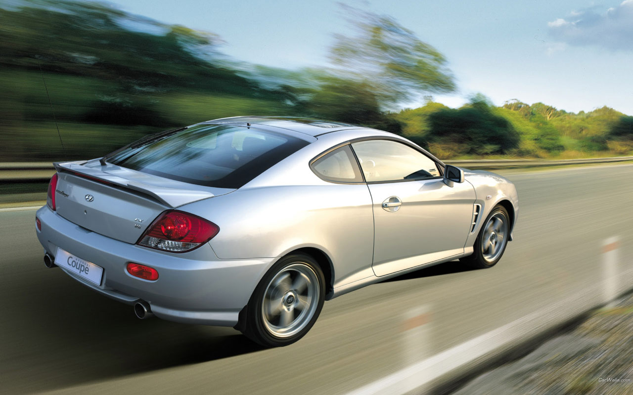 Hyundai Coupe 1280x800 b39 Tapety na pulpit samochody